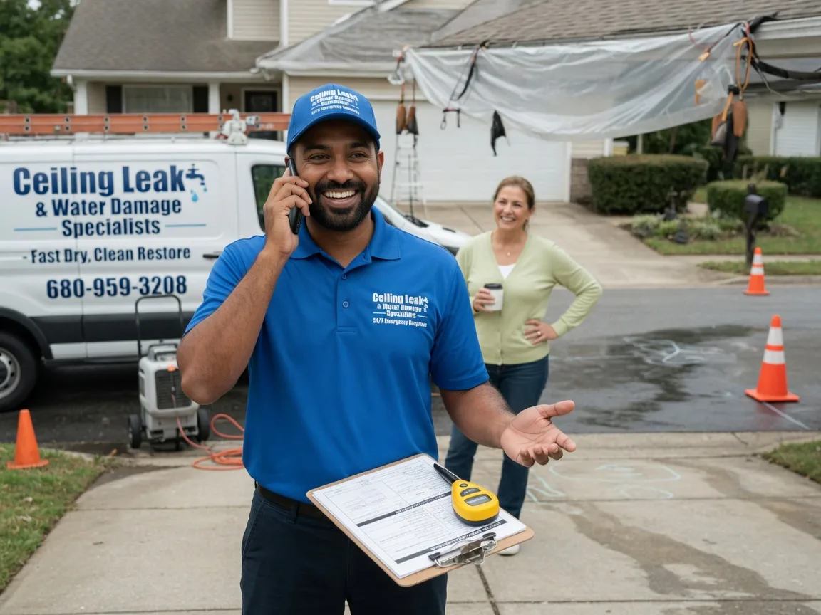 Ceiling Leak Cleanup New Paris, IN FAQs